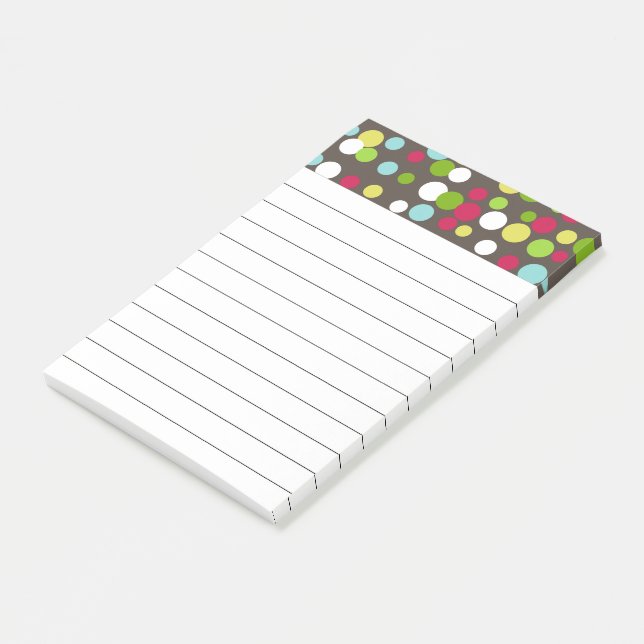 Bright Dots Office Kitchen Post It Notes Geschenk Post-it Klebezettel (angewinkelt)