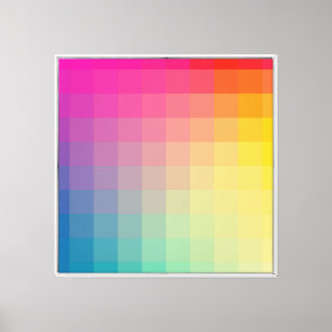 Bright Dynamic Design Leinwanddruck