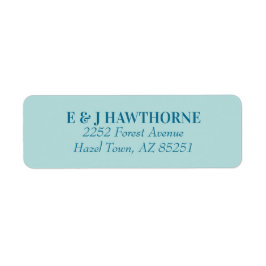 Bright Été coloré Mariage Étiquette de adresse