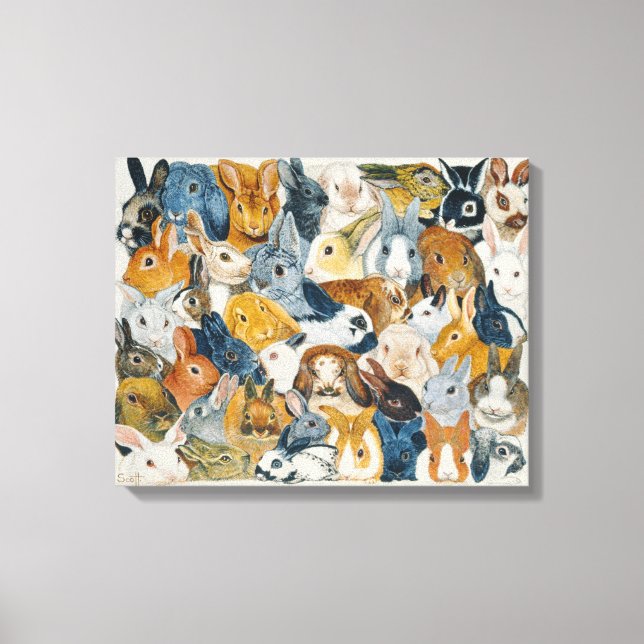 Bright Eyes Leinwanddruck (Vorderseite)