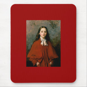 Bright Eyes von Sir John Everett Millais Mousepad