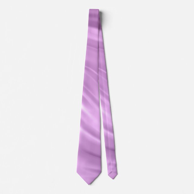 Bright farbenfroh Lilac Swirl Muster Krawatte (Vorderseite)