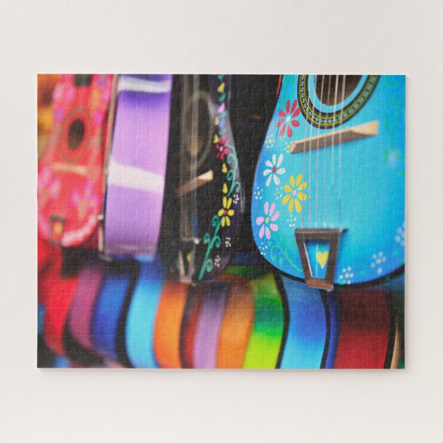 Bright Festive Musical Gitarren (Horizontal)