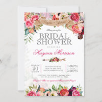 Bright Floral Botanic Boho Brautparty