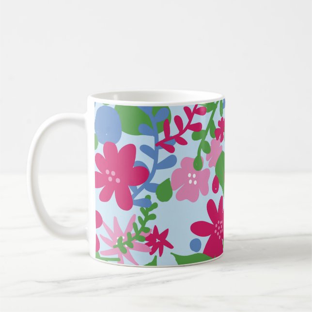 Bright Floral Mug (Gauche)