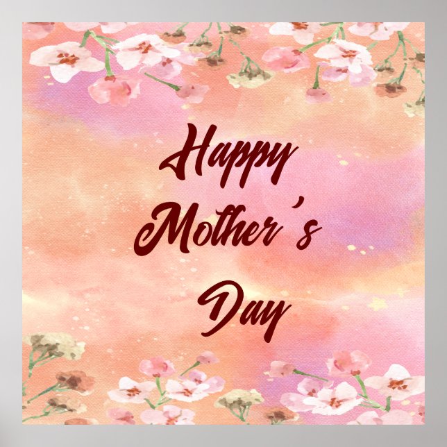 Bright Floral | Muttertag 2024 Poster (Vorne)