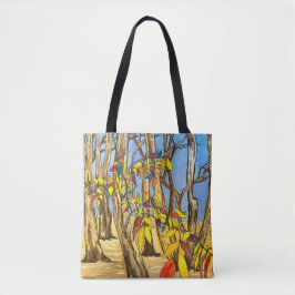 Bright Forest Tote Bag Tasche
