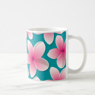 Bright Frangipani/ Plumeria flowers Kaffeetasse