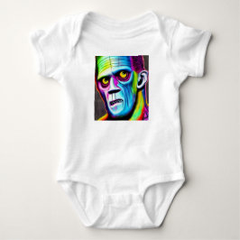 Bright Frankenstein Baby Strampler