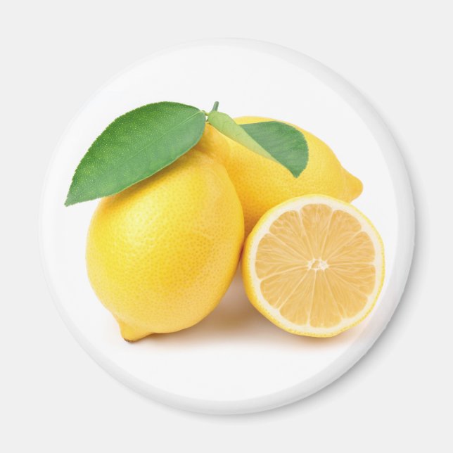 Bright & Fresh Yellow Lemons Magnet (Vorne)