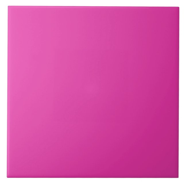 Bright Frostbite Pink Fliese (Vorderseite)