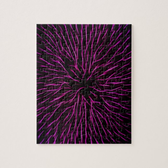 Bright Funky Hot Pink Firecracker Abstrakt (Vertikal)