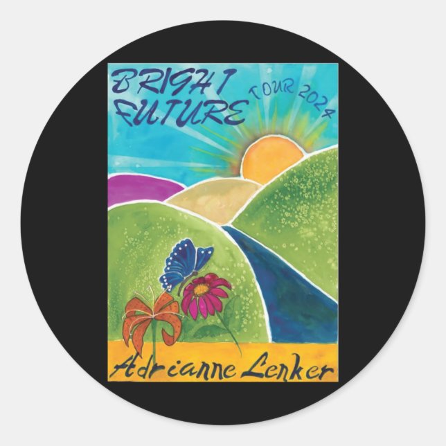 Bright Future Adrianne Lenker Sticker (Vorderseite)
