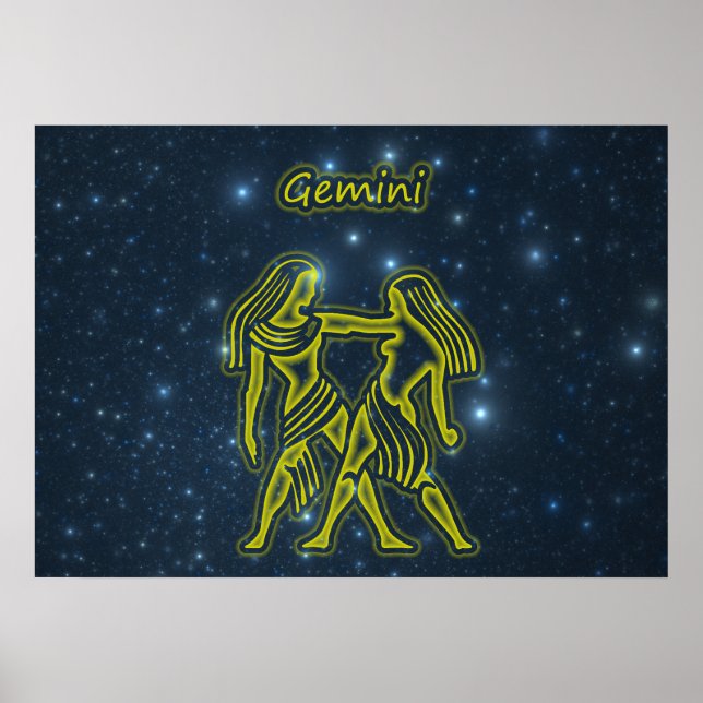 Bright Gemini Poster (Vorne)