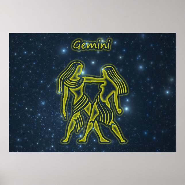 Bright Gemini Poster (Vorne)