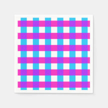 Bright Gingham Napkins