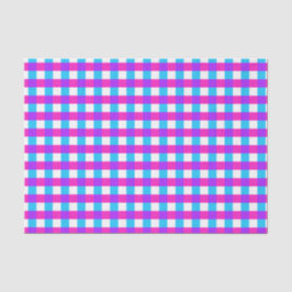 Bright Gingham Tissue Paper Seidenpapier