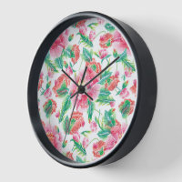 Bright Girl Pink Blume Muster