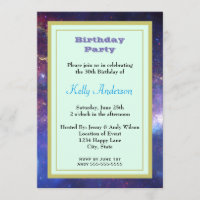 Bright Glowing Galaxy in Outer Space