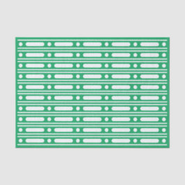 Bright Green Bone Inlay Dot Border Decoupage Paper Seidenpapier