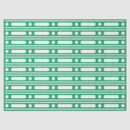 Bright Green Dot Border Decoupage Paper Seidenpapier