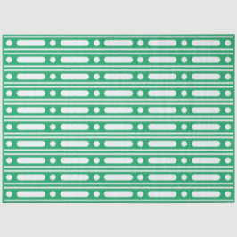 Bright Green Dots Border Decoupage Paper Seidenpapier