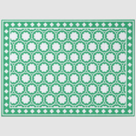 Bright Green Modern Bone Inlay Decoupage Paper Seidenpapier