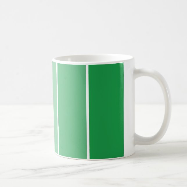Bright Green Paint Samples Kaffeetasse (Rechts)