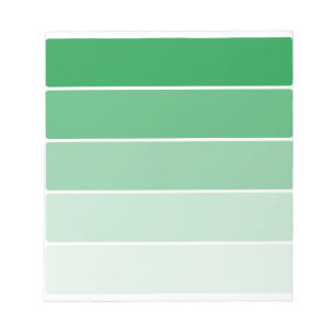 Bright Green Paint Samples Notizblock