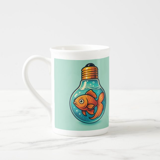 Bright Ideas Swim Deep - Mug Cup Prozellantasse (Links)