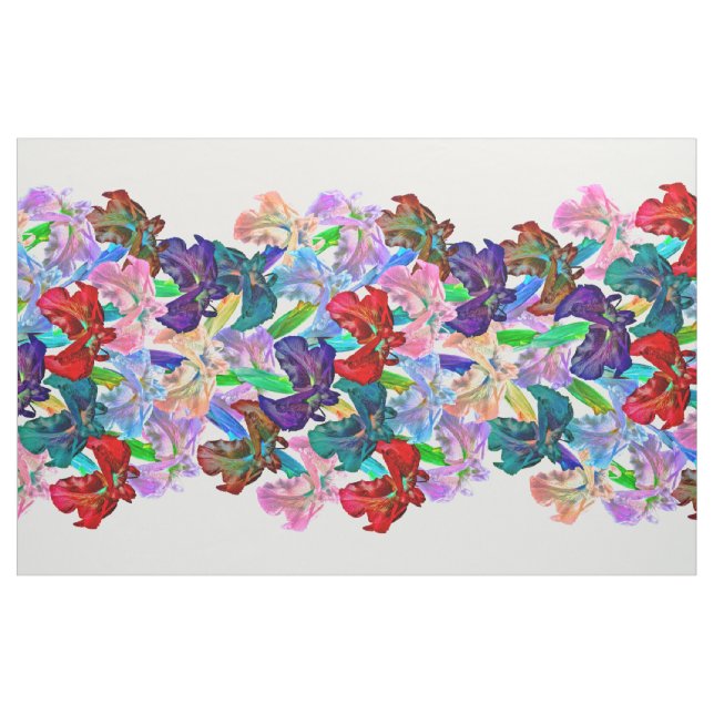 Bright Iris Large Panel Stoff (Yard (91,4 cm))