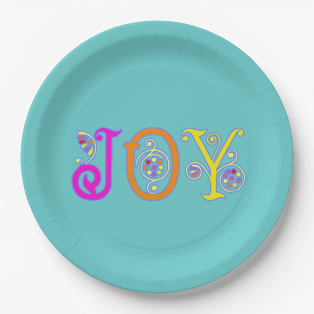 Bright Joy Plate Pappteller (Vorderseite)