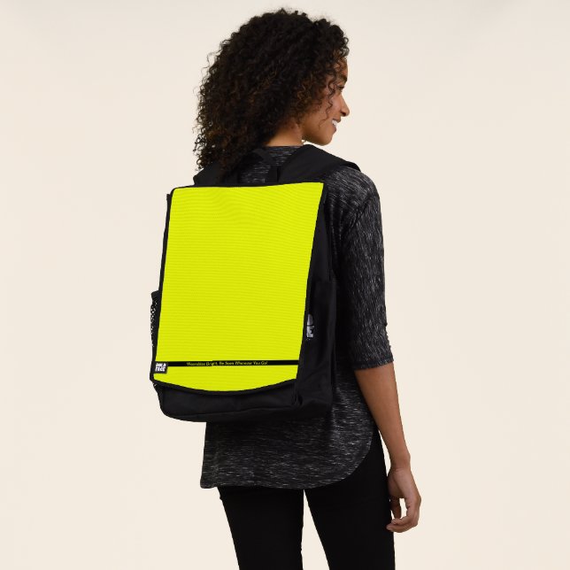 Bright Lemon Yellow Rucksack (Ausgewaschen)