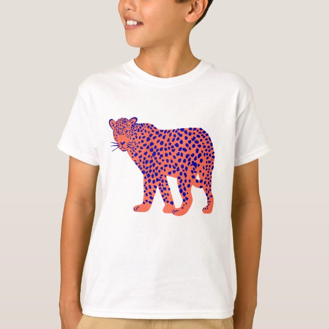 Bright Leopard T-Shirt (Vorderseite)