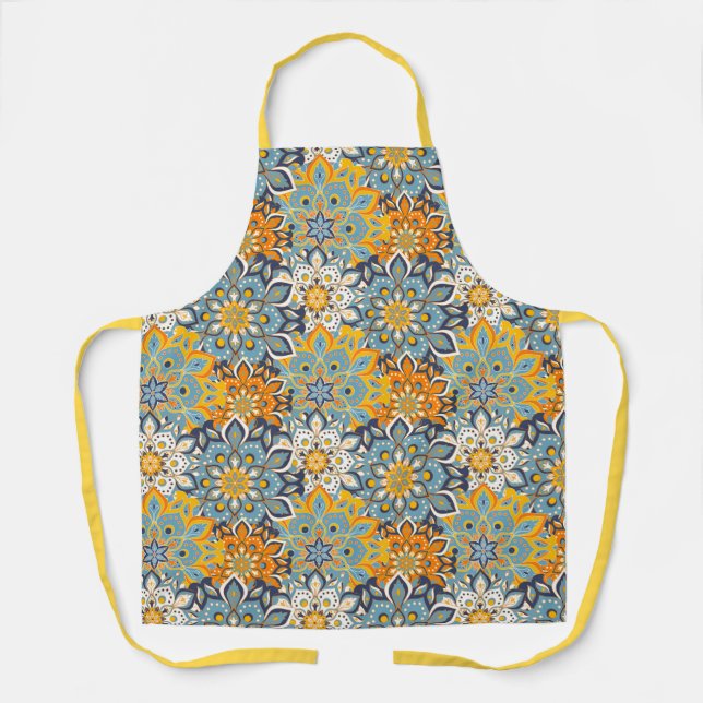 Bright Mandala Pattern Schürze (Vorderseite)