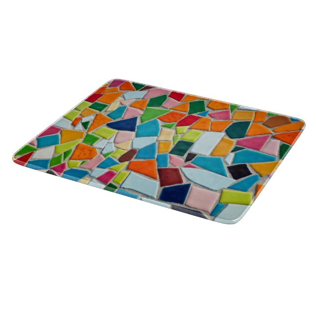 Bright Mosaic Tiles Schneidebrett (Ecke)