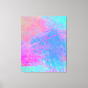 Bright Multicolor Splashes Leinwanddruck
