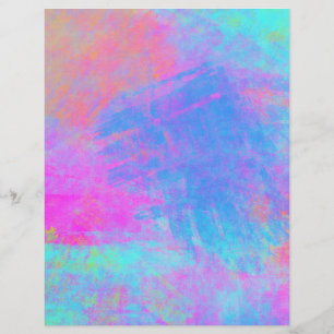 Bright Multicolor Splashes Scrapbook Paper