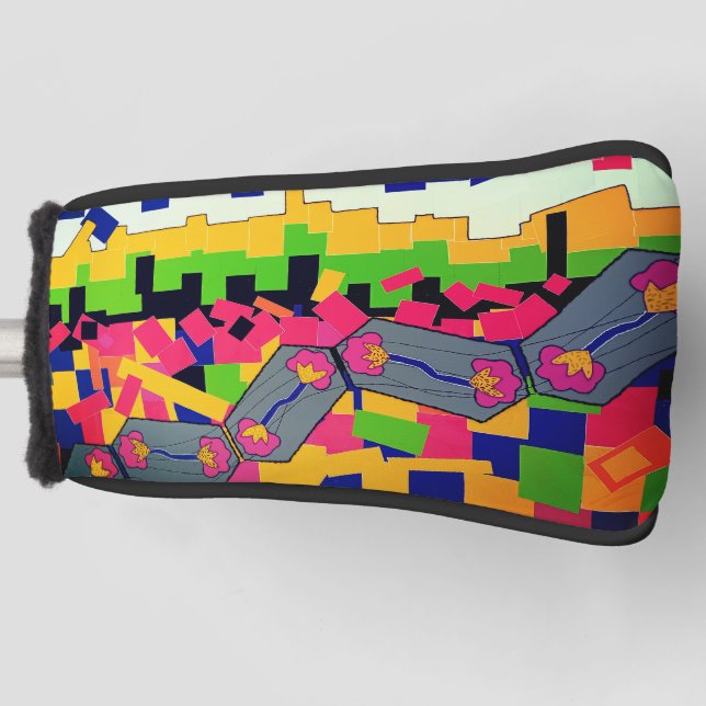 Bright Muster Golf Headcover (Vorderseite)