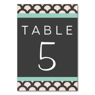 Bright N Beautiful Table Card Tischnummer