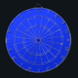 Bright Neon Blue Dart Board Dartscheibe<br><div class="desc">Dart Board mit Bright Neon Blue Hintergrund für Ihren Text oder Bilder bereit.</div>