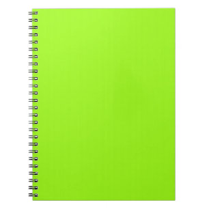 Bright Neon Chartreuse Carnet vert