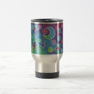 Bright Night Travel Mug Reisebecher