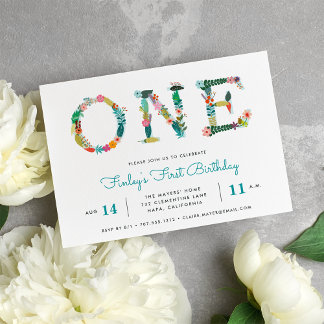 Bright One | Einladung zum ersten Geburtstag