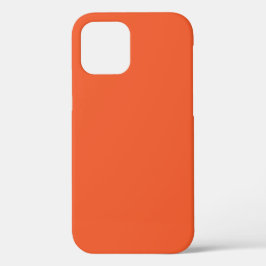 Bright Orange Minimalist Solid Background Case-Mate iPhone Hülle