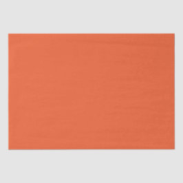 Bright Orange Minimalist Solid Background Seidenpapier