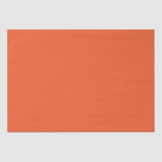 Bright Orange Minimalist Solid Background Seidenpapier (Vorderseite)