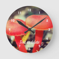 Bright Orange Mushroom Pair Personalisiert