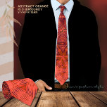 Bright Orange Pattern Neck Tie Krawatte<br><div class="desc">Karo aus dieser wunderschönen Krawatte, die mit einem hellen orangefarbenen Sternmuster gemacht wurde. Dieses Farbverlaufsmuster macht eine interessante modische Krawatte und könnte für ihn ein großartiges Geschenk sein.</div>