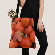 Bright Orange Pumpkin Tasche